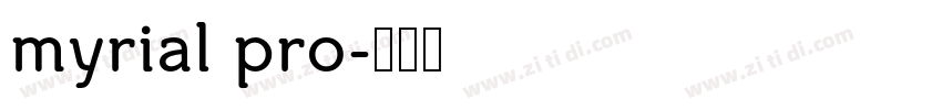 myrial pro字体转换
